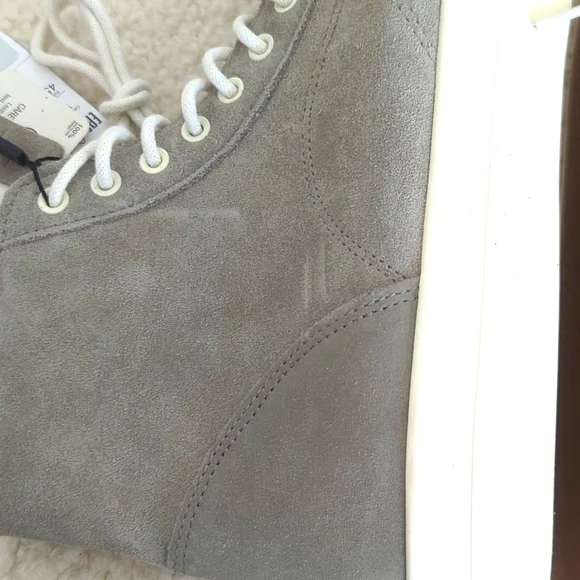 Bershka Gray High-Top Sneakers - Picture 10 of 12